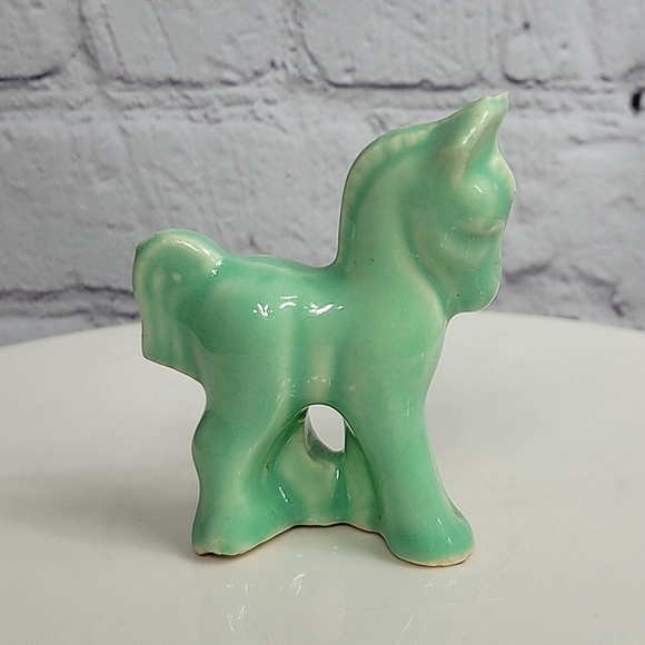 1930s McCoy Pottery Figure Horse Miniature Planter Creature HTF - Picture 11 of 12